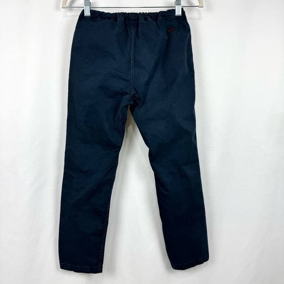 Gramicci Youth Boys Size 8 Navy Belted Twill Straight Leg Pants Adjustable Waist - Picture 4 of 13